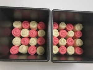 怎么做粉色格子吐司