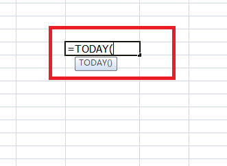 Excel中怎么获取系统当前日期?
