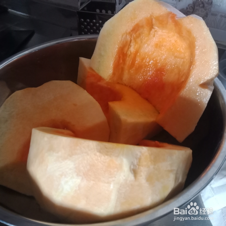 海鲜教程-蟹味儿素蒸饺虾皮葱花和倭瓜