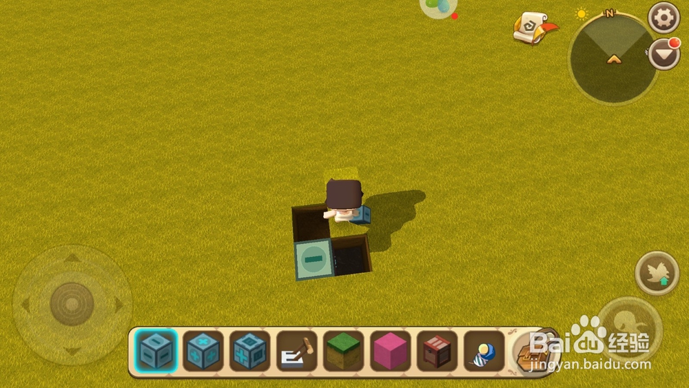 迷你世界怎么做隐藏储物箱+睡觉