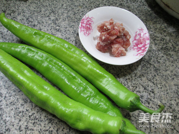 肉末炒尖椒的做法