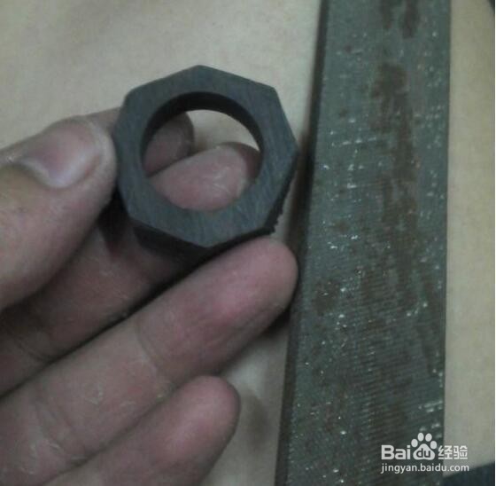 自制饭卡戒指。