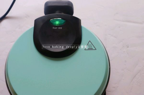 紫薯芝士华夫饼