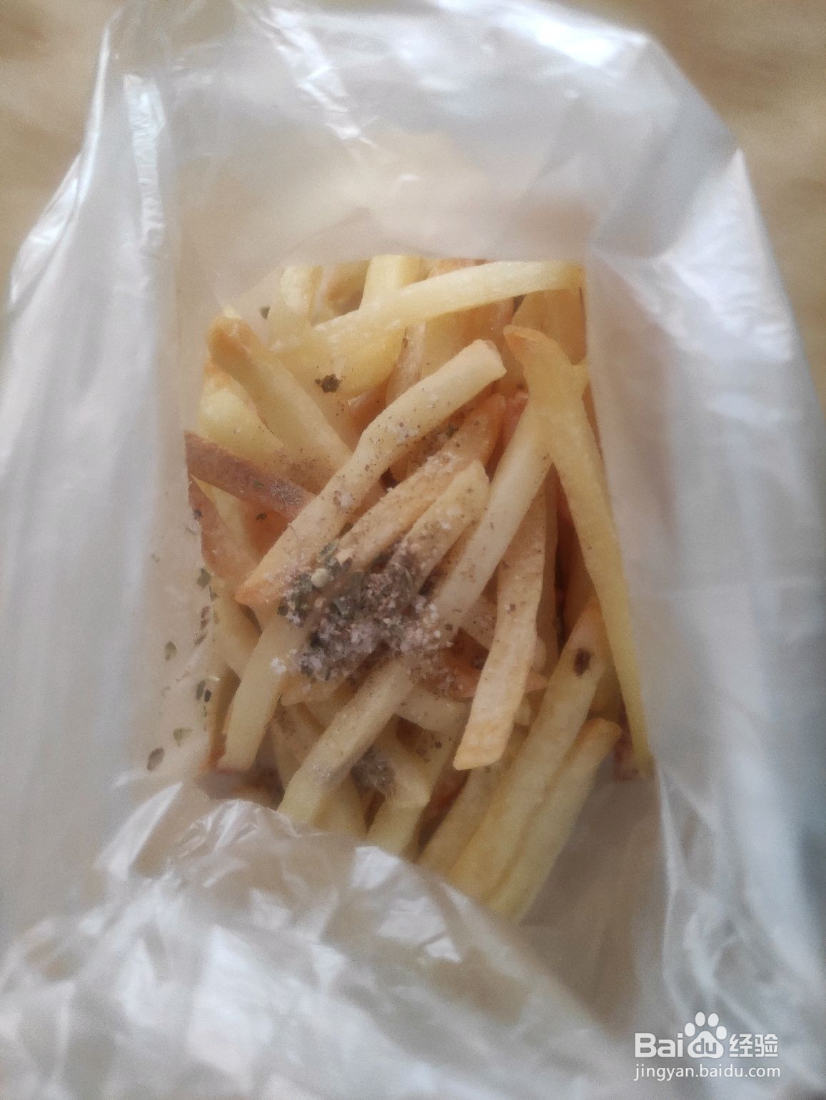 摇摇椒盐薯条空气炸锅版的做法