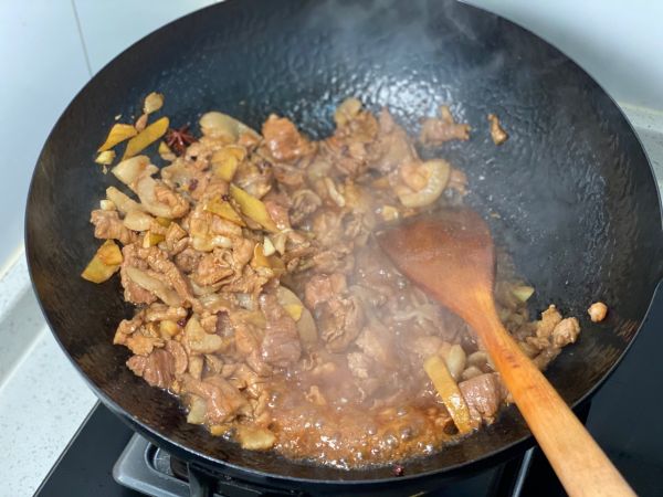 懒人版豆角焖面