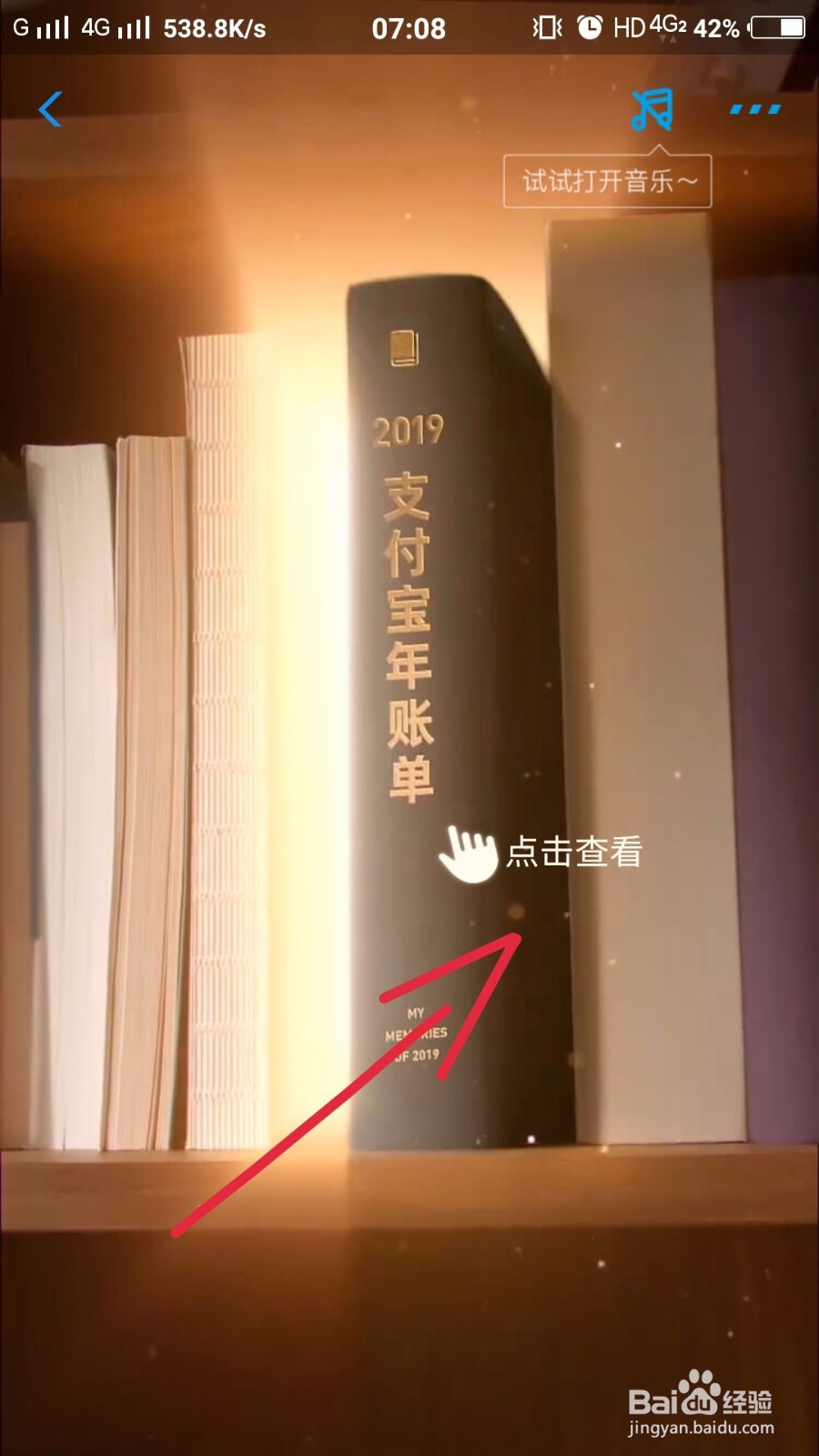 支付宝2019年账单在哪查看
