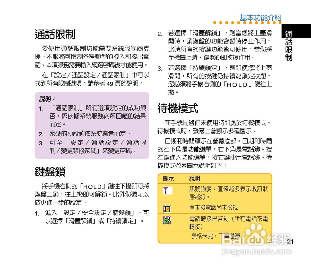 QLAV88手机使用手冊:[3]