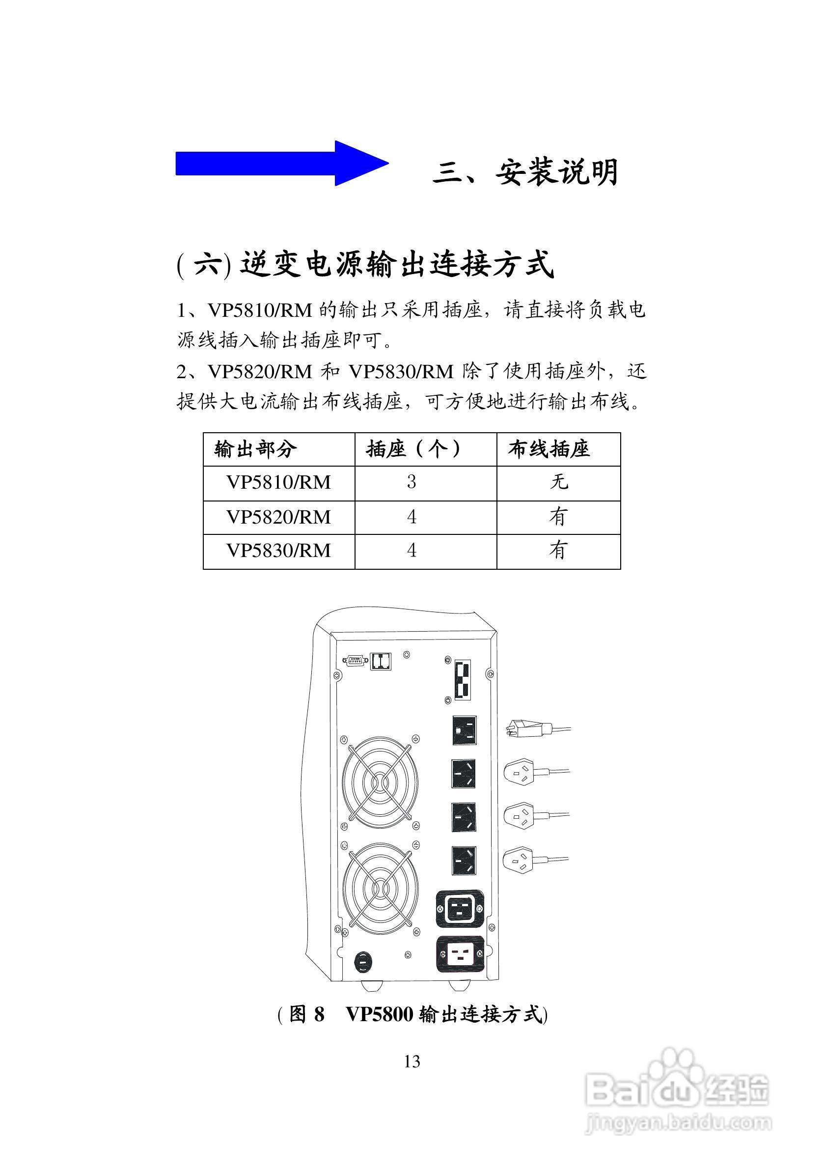 科士达VP5800RM系列逆变电源系统用户使用说明书:[2]