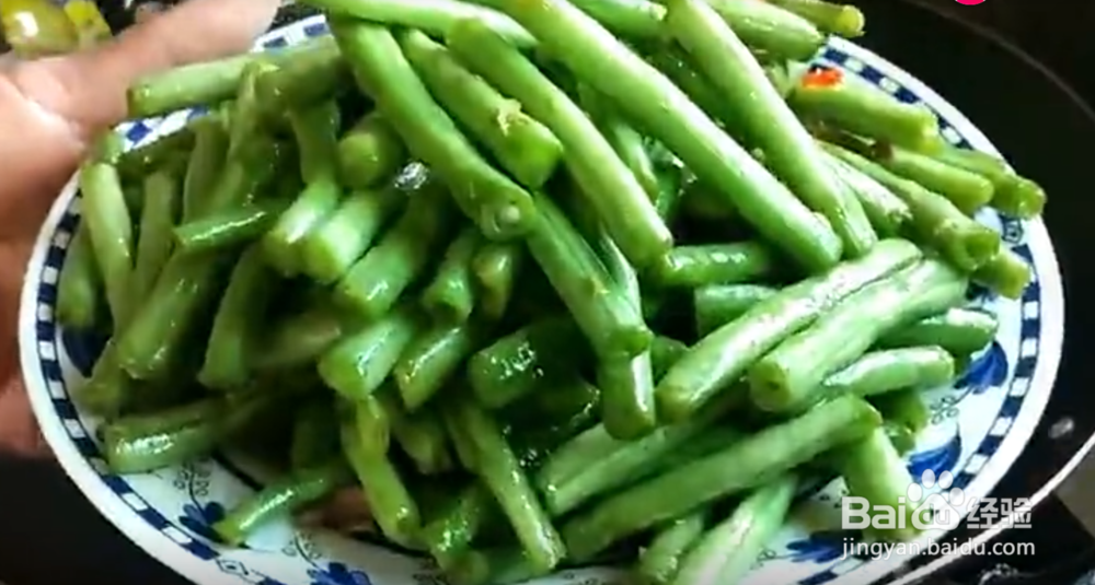 长豆角炒肉的做法