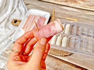 怎么做芝心年糕培根卷