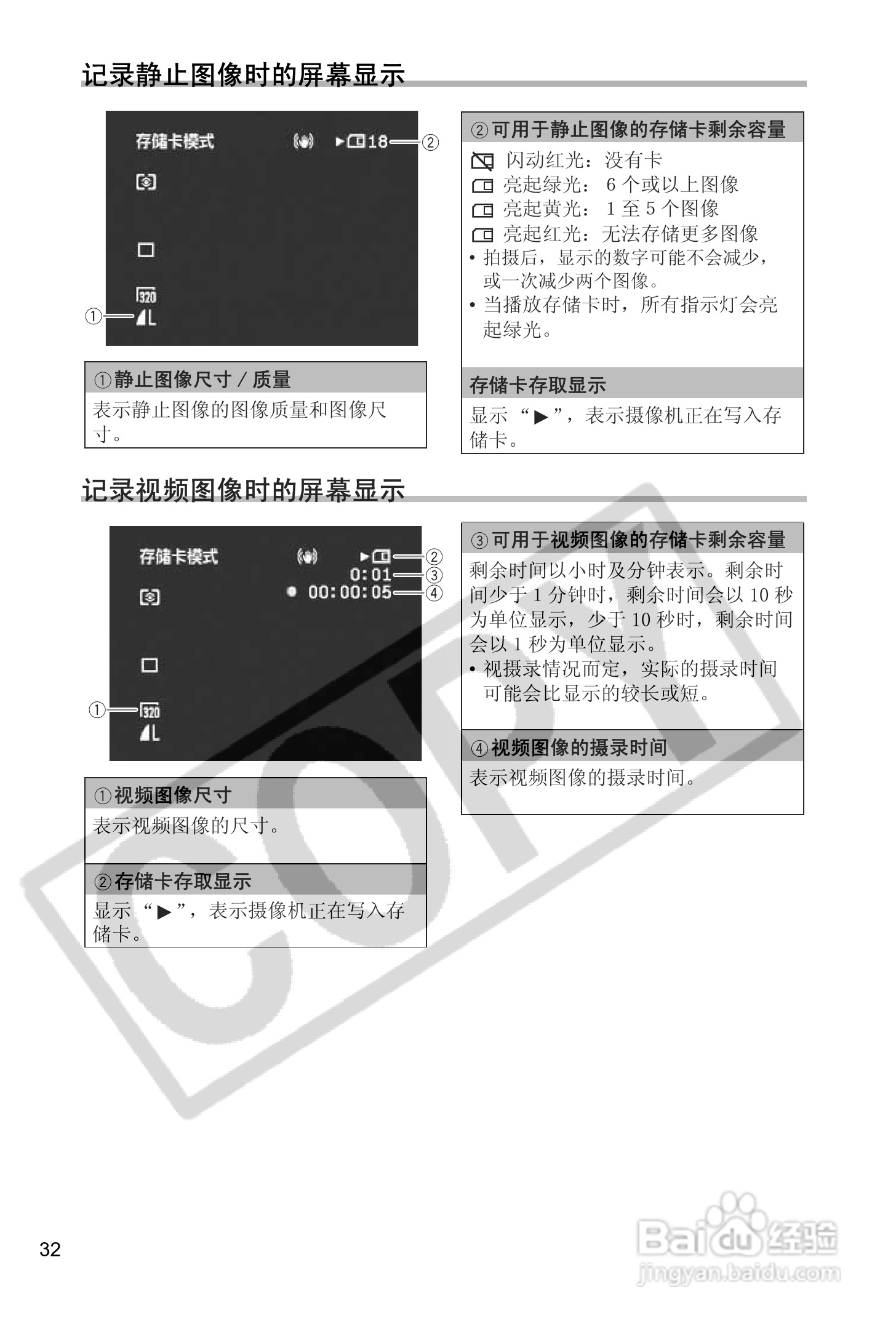 佳能MVX40i数码摄像机使用说明书:[4]