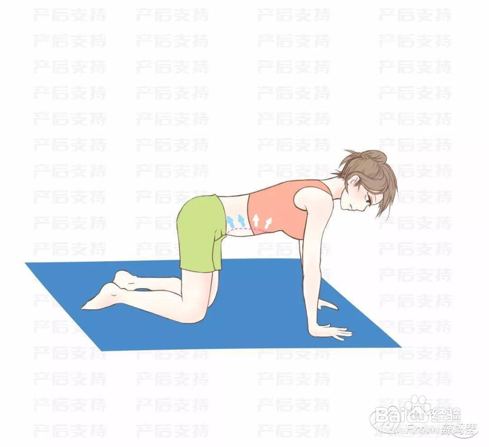 产后肚子怎么减都下不去，是不是你？