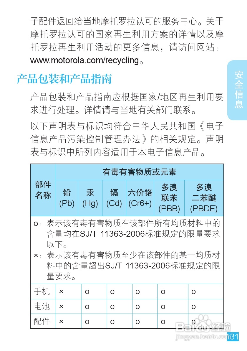摩托罗拉XT910手机使用说明书:[14]