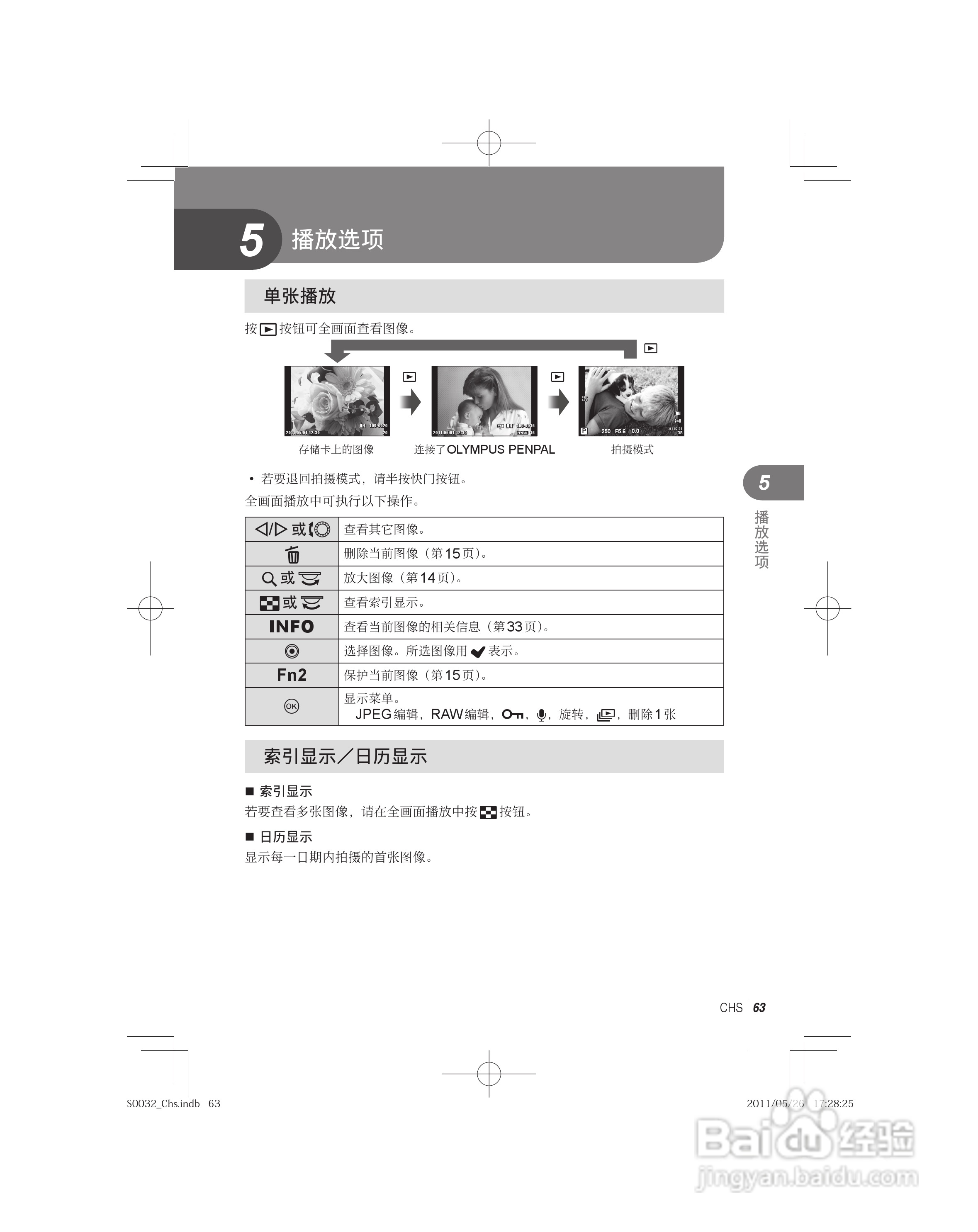 奥林巴斯E-P3数码照相机使用说明书:[7]