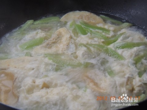 怎么做丝瓜蛋饺汤