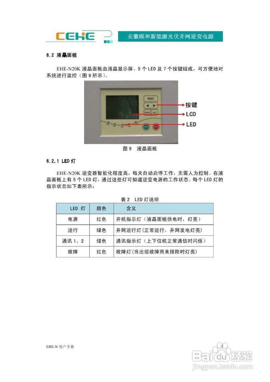 颐和新能源EHE-N20K光伏并网逆变电源用户手册:[2]