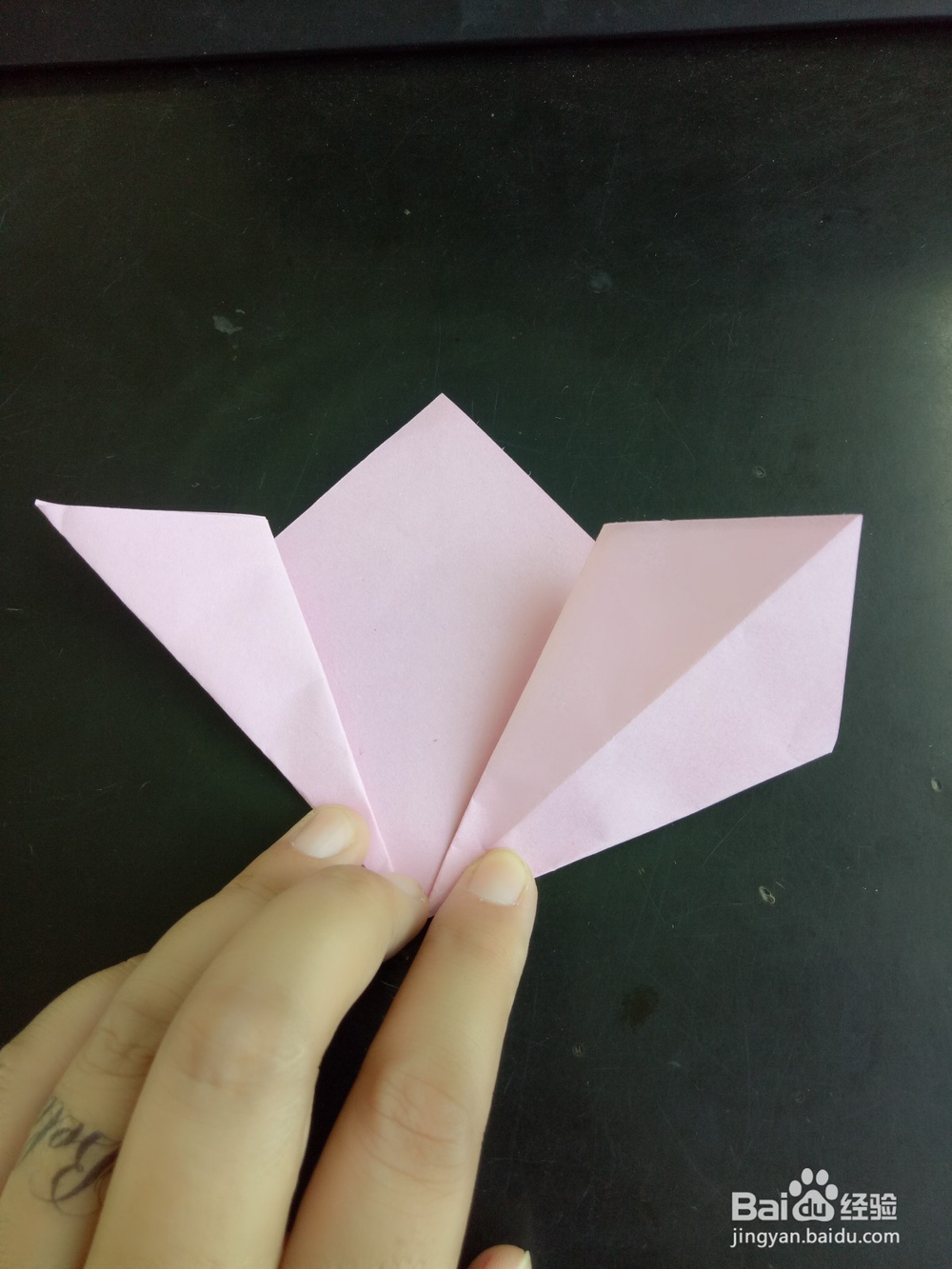 怎么折纸樱花