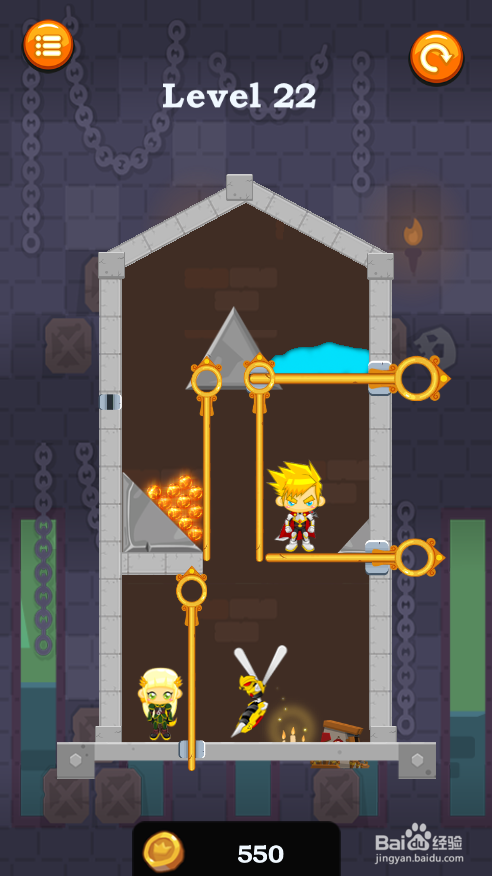 如何通过Caio Hero Rescue的Level 22?