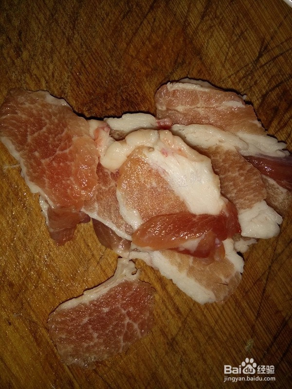 耗油菠菜肉拌面