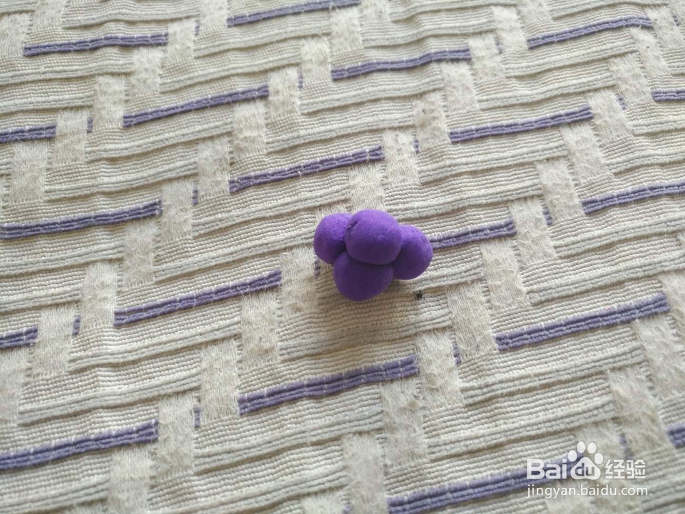 超轻粘土葡萄的做法