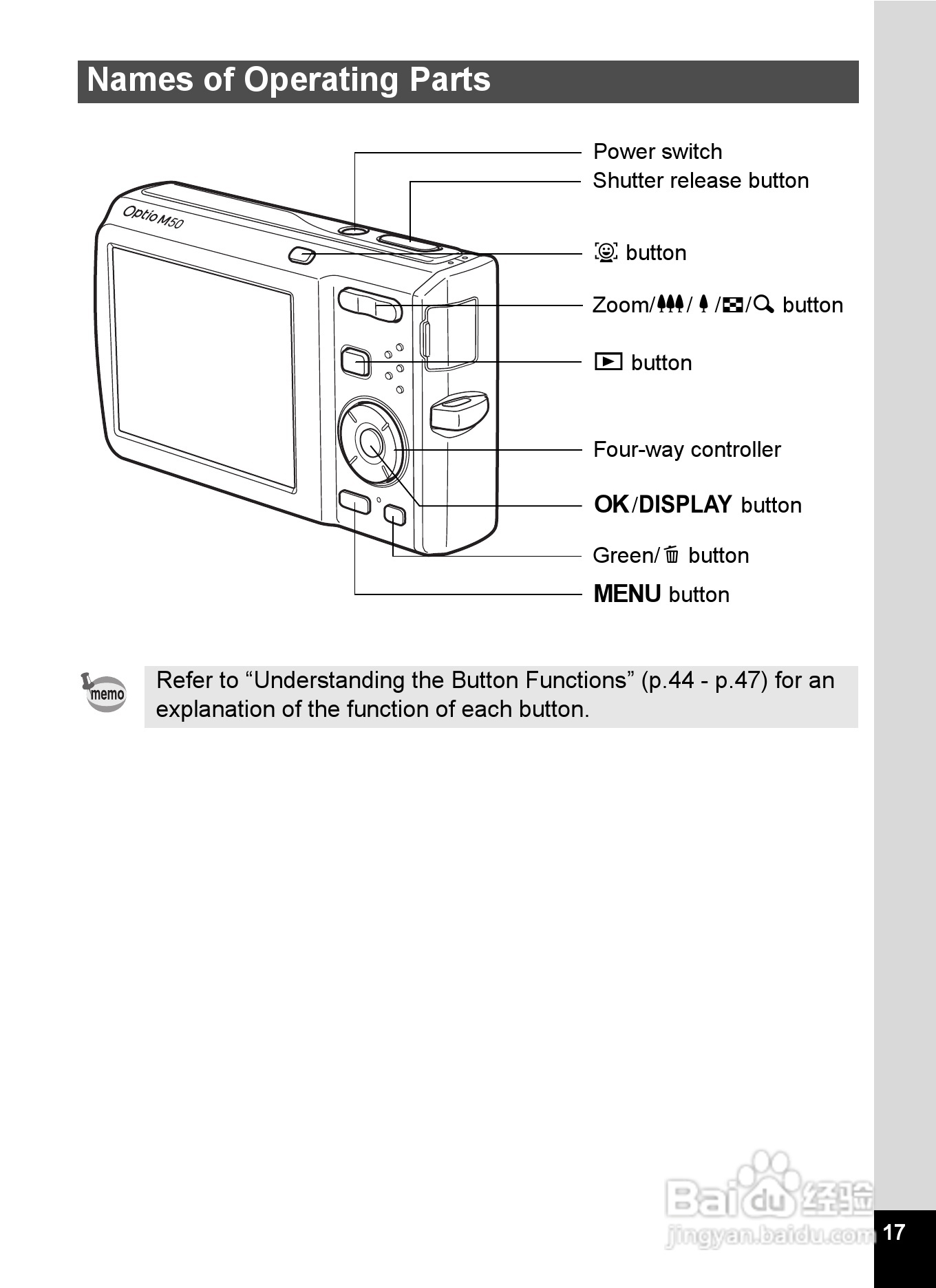 宾得Optio M50数码相机使用说明书:[2]