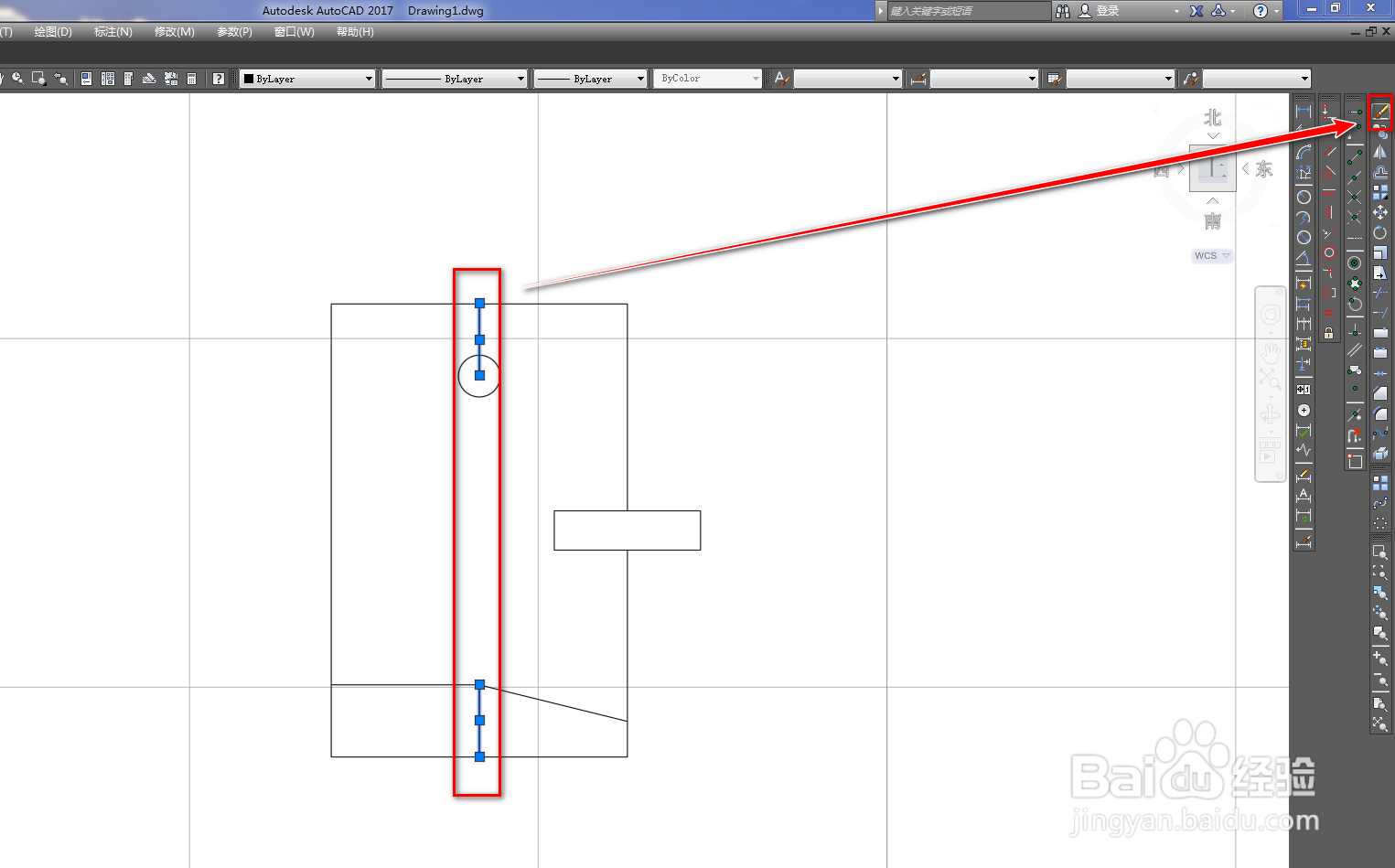 使用CAD绘制智能卡锁图形符号