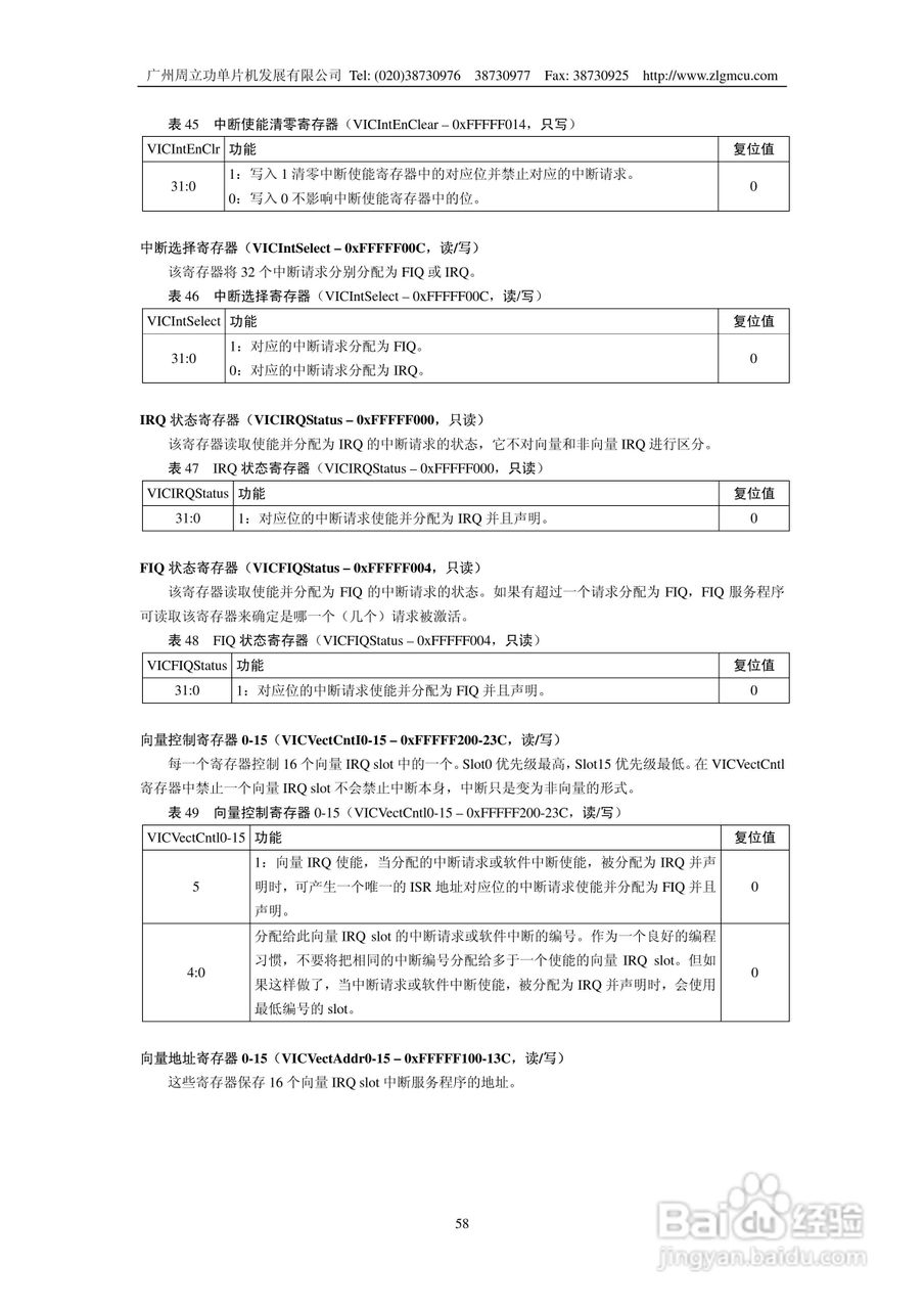 周立功LPC2119微控制器使用说明书:[6]