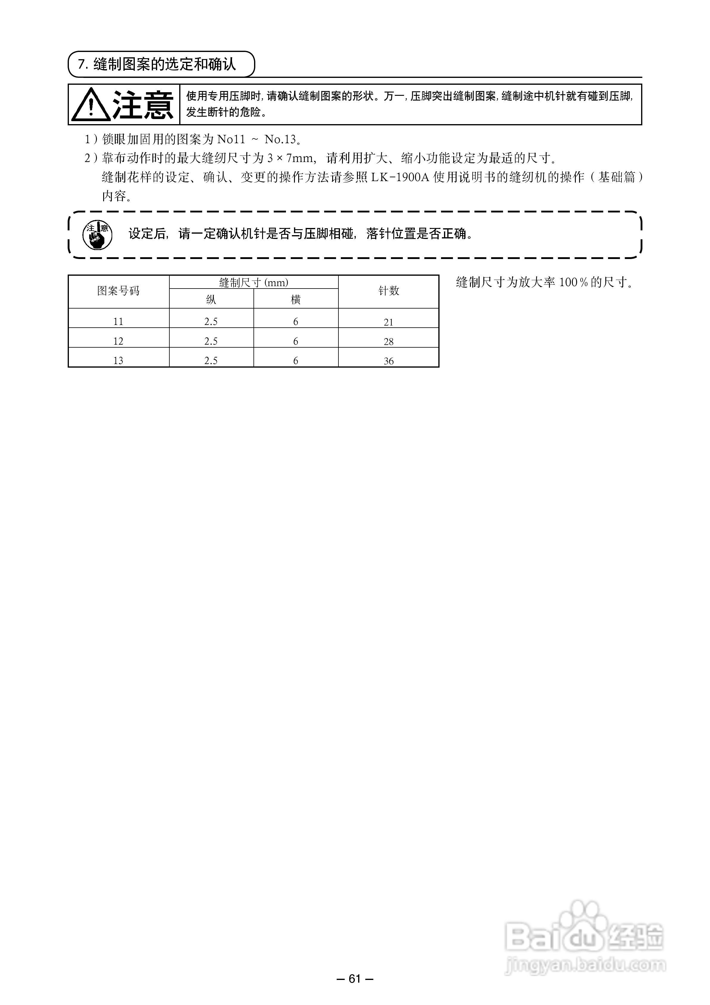 LK-1900A高速电子加固缝纫机使用说明书:[7]