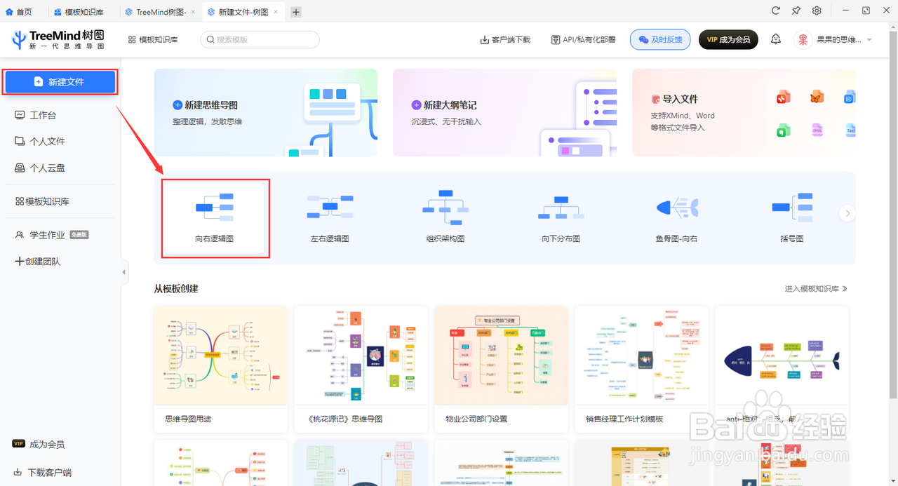 用TreeMind树图做