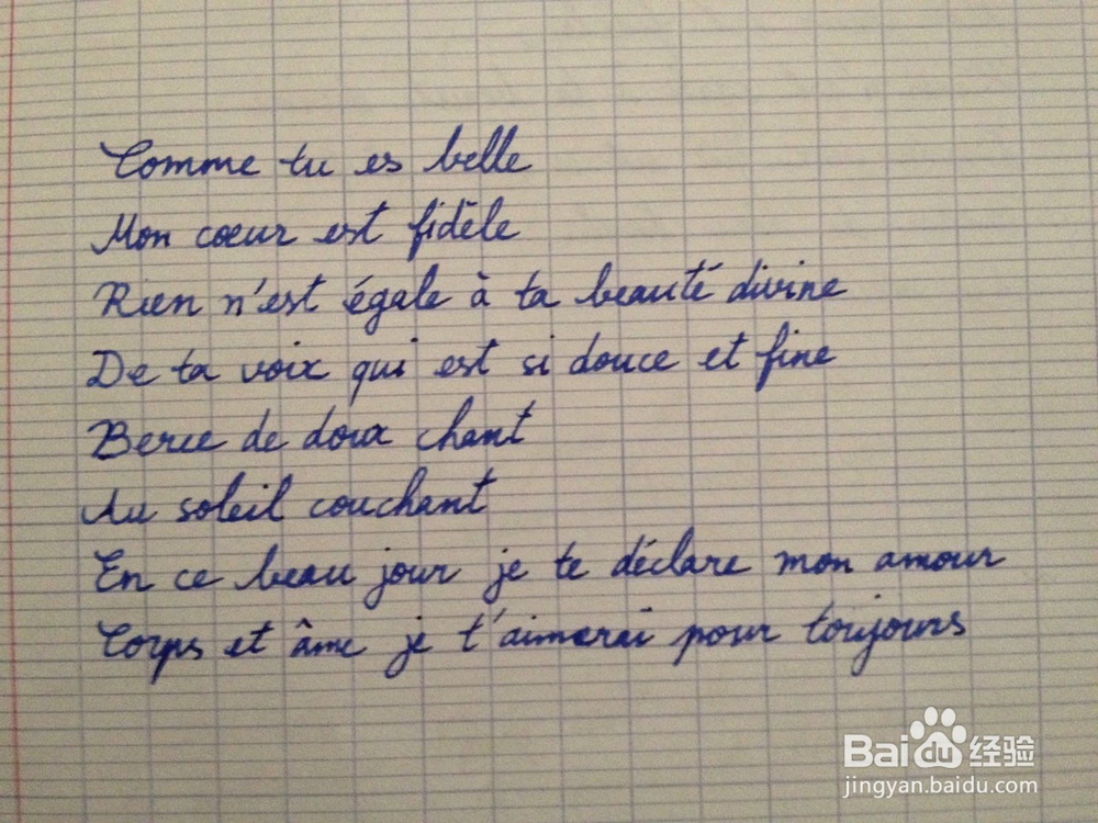 法语品质形容词阳性变阴性规则