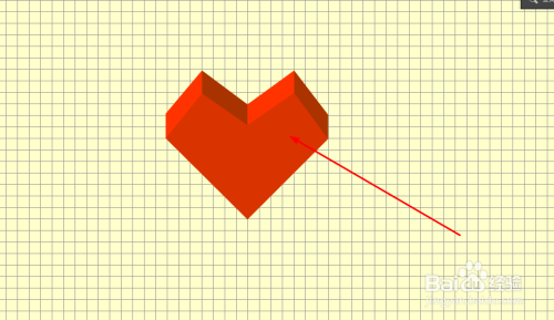 animate如何绘制一个立体心形图案