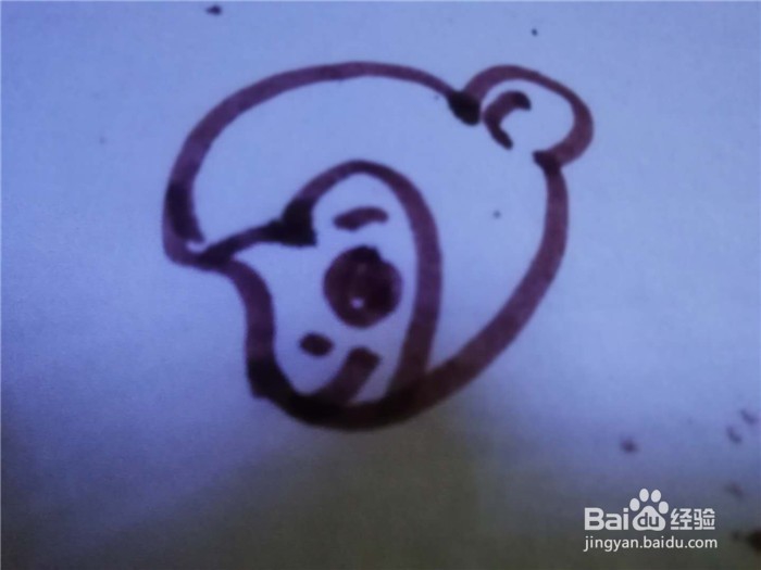 怎么样用简笔画画小猴子