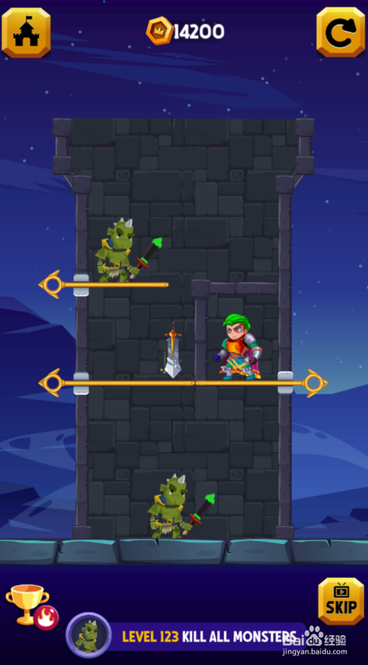 Hero Rescure 2的Level 123怎样通关?