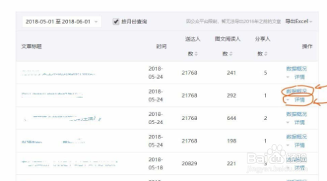微信公众号导出文章数据
