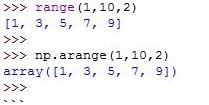 什么是Python arange