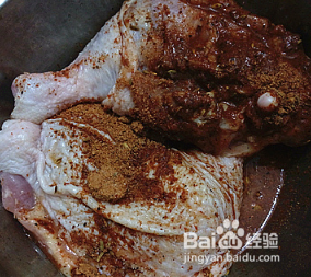 烤箱烤鸡全腿