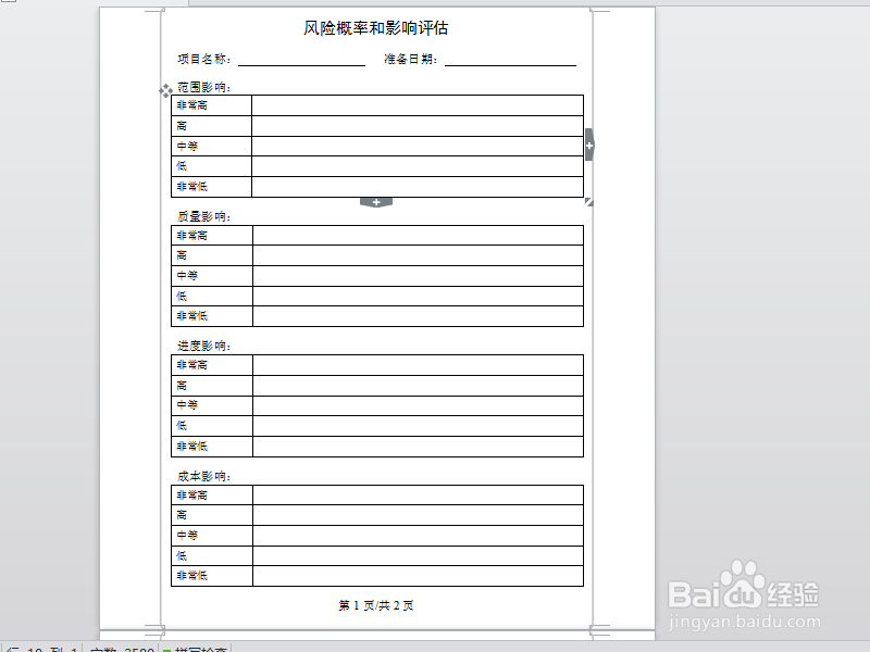 项目管理中的风险管理