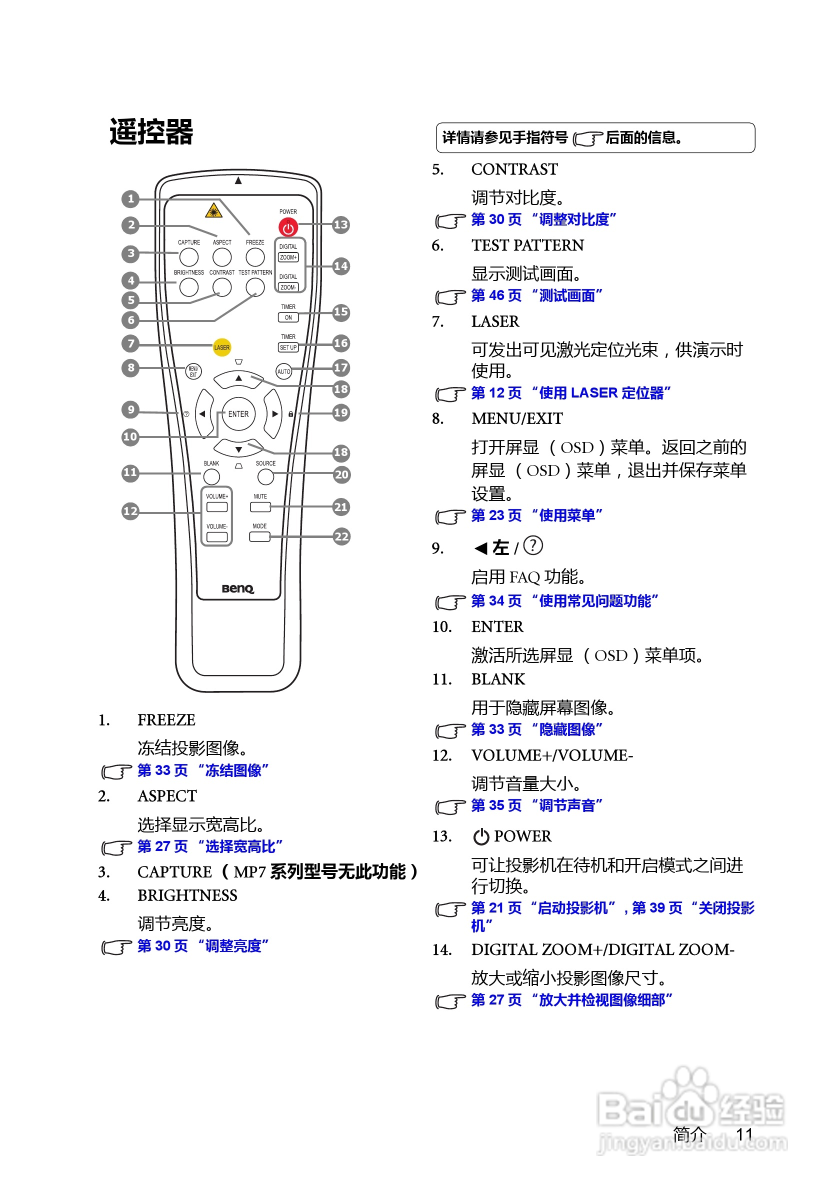 明基BenQ MP777型投影机说明书:[2]