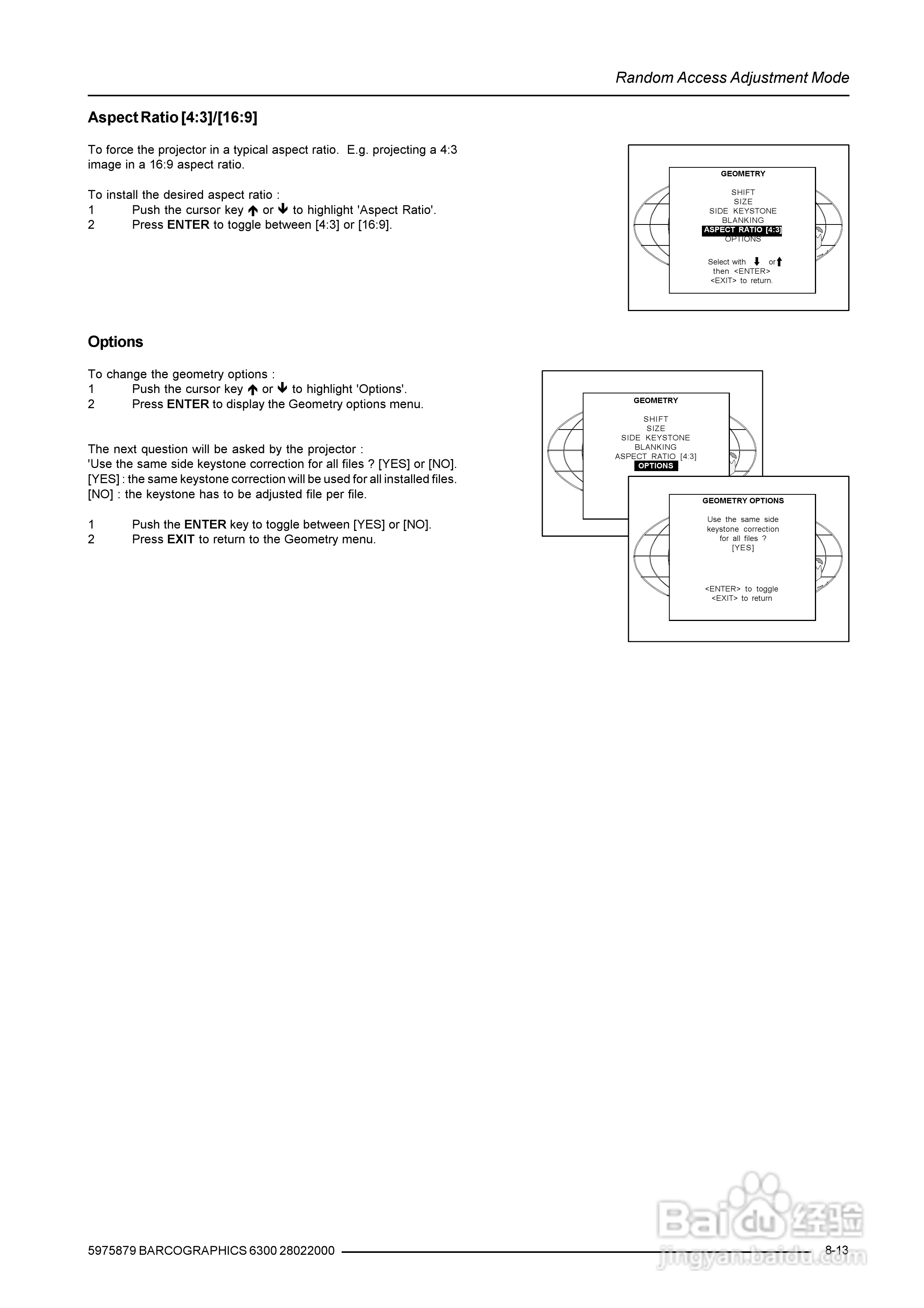Barco巴可 GRAPHICS 6300投影机说明书:[4]