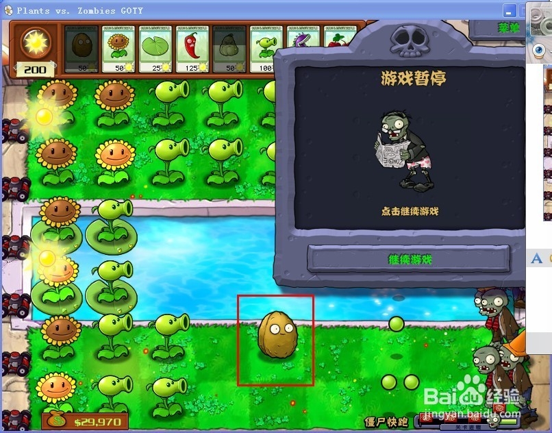 植物大战僵尸小游戏之僵尸快跑攻略