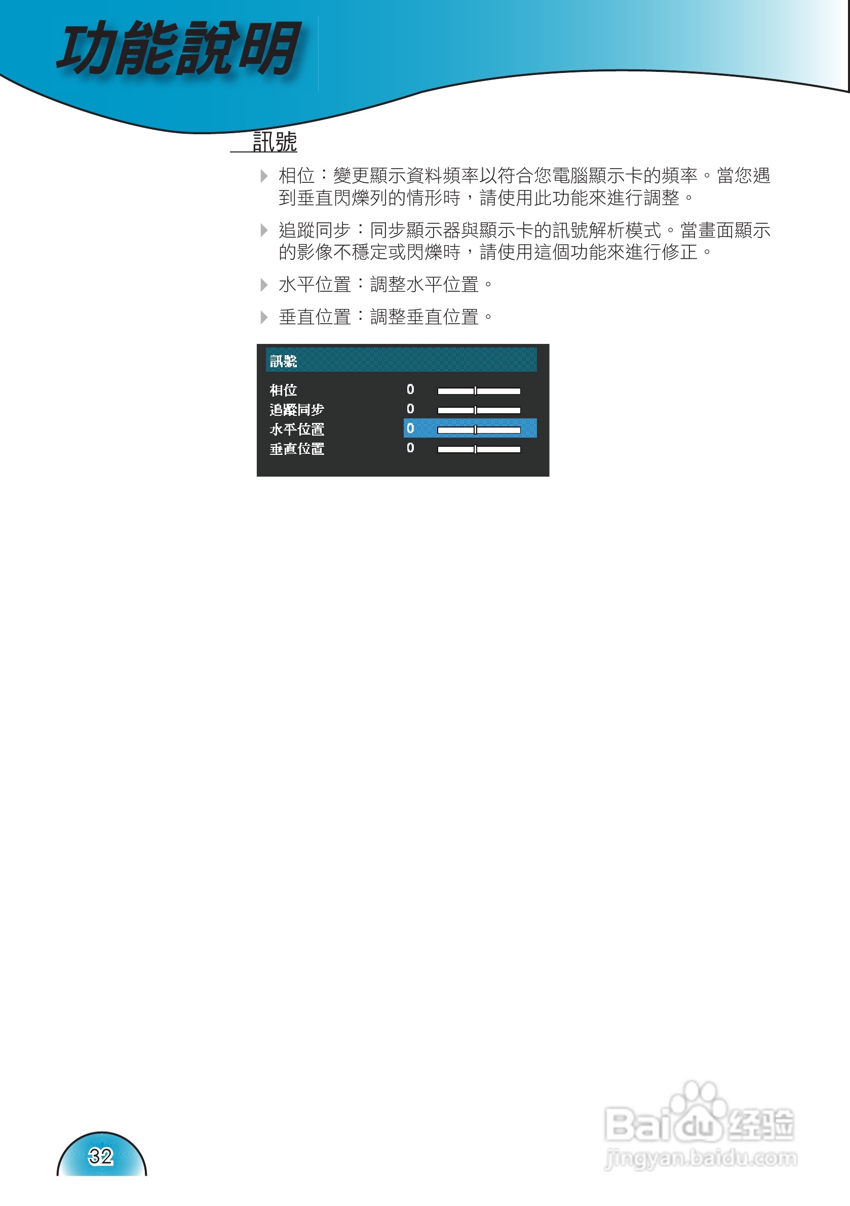 奥图码 H72投影机说明书:[4]