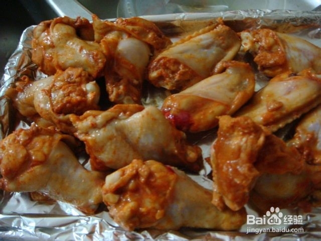 烤咖喱鸡翅做法