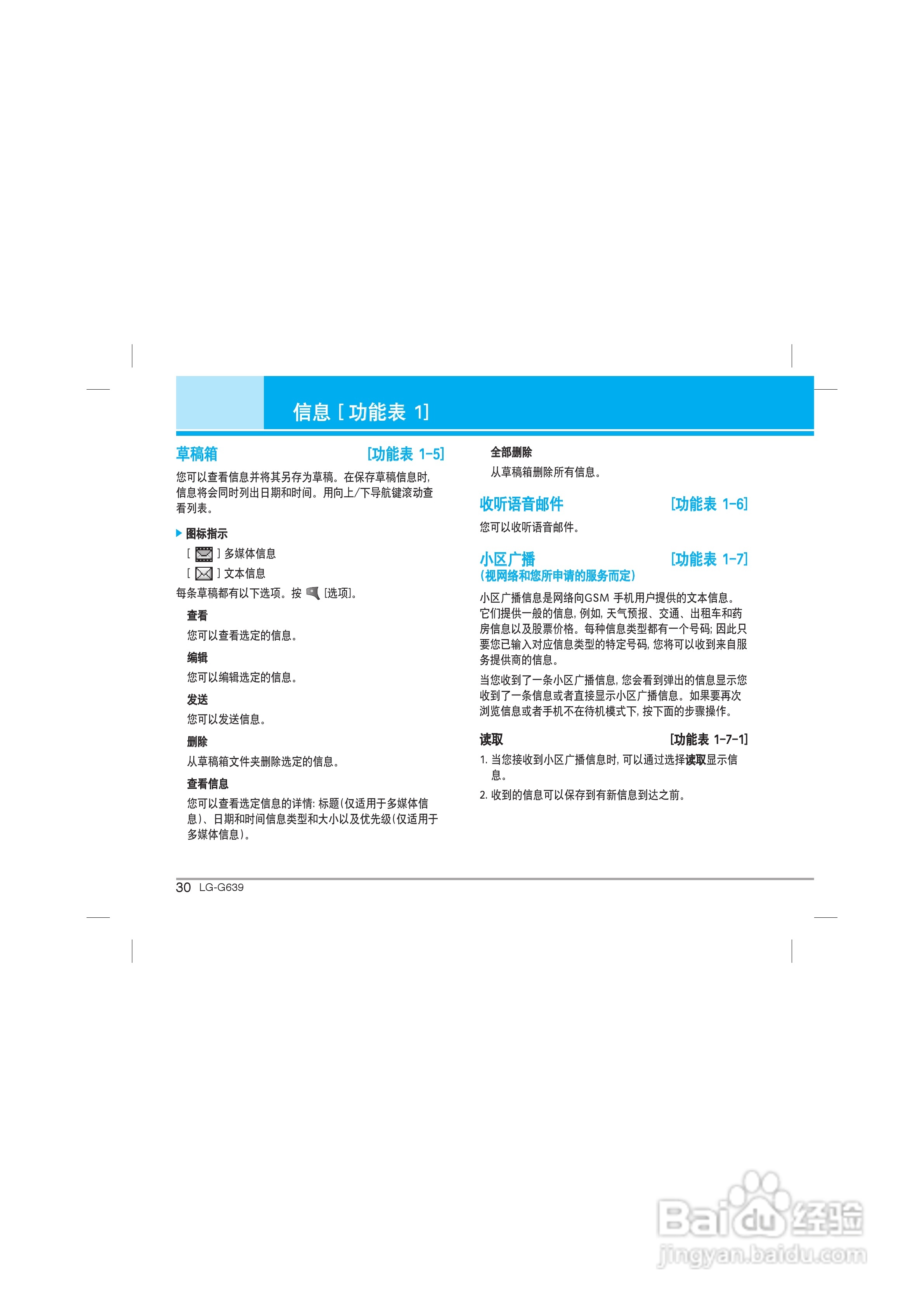 乐金手机LG-G639型使用说明书:[4]
