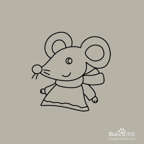 如何画老鼠的简笔画？