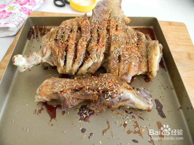 家常美味——孜然酱香烤羊腿