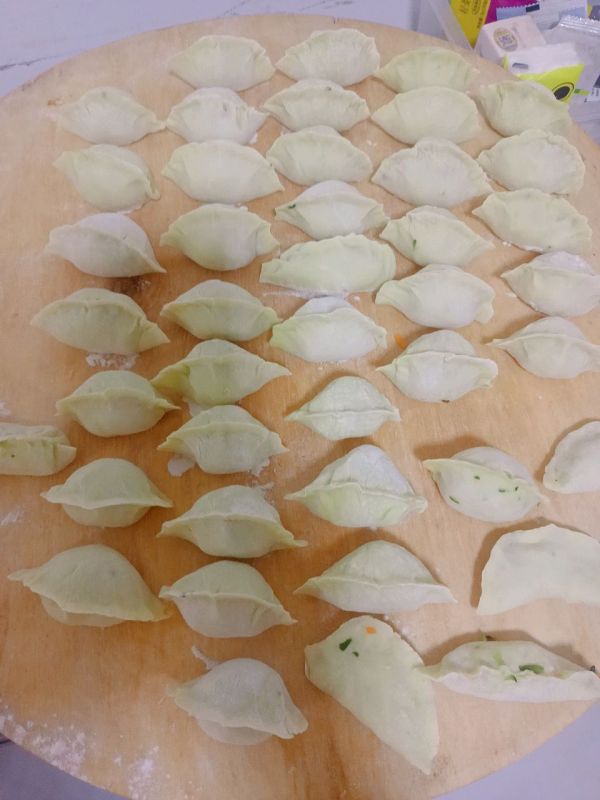 第一次做黄瓜馅饺子
