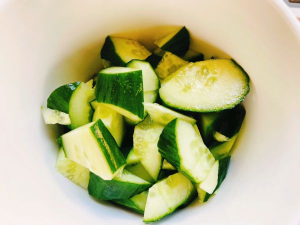 黄瓜粉丝蒜蓉虾