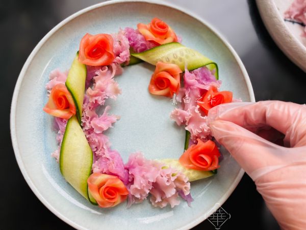 绣球菌蔬果沙拉