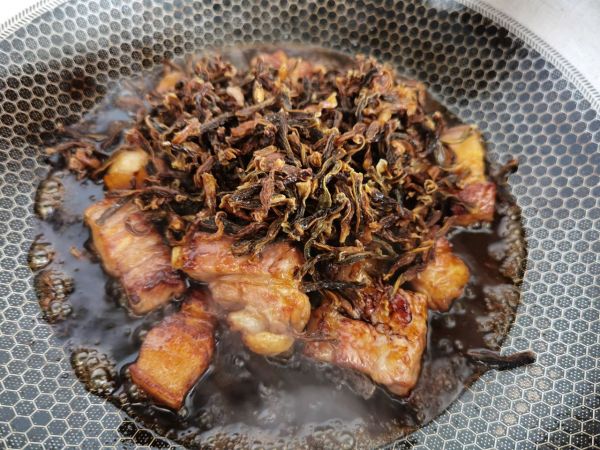 豇豆干炖红烧肉