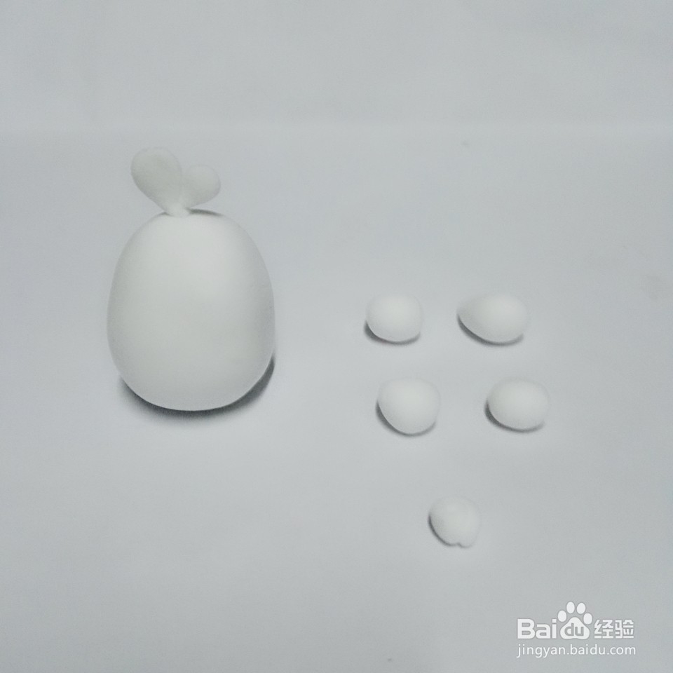 超轻粘土-----生气的小兔教程